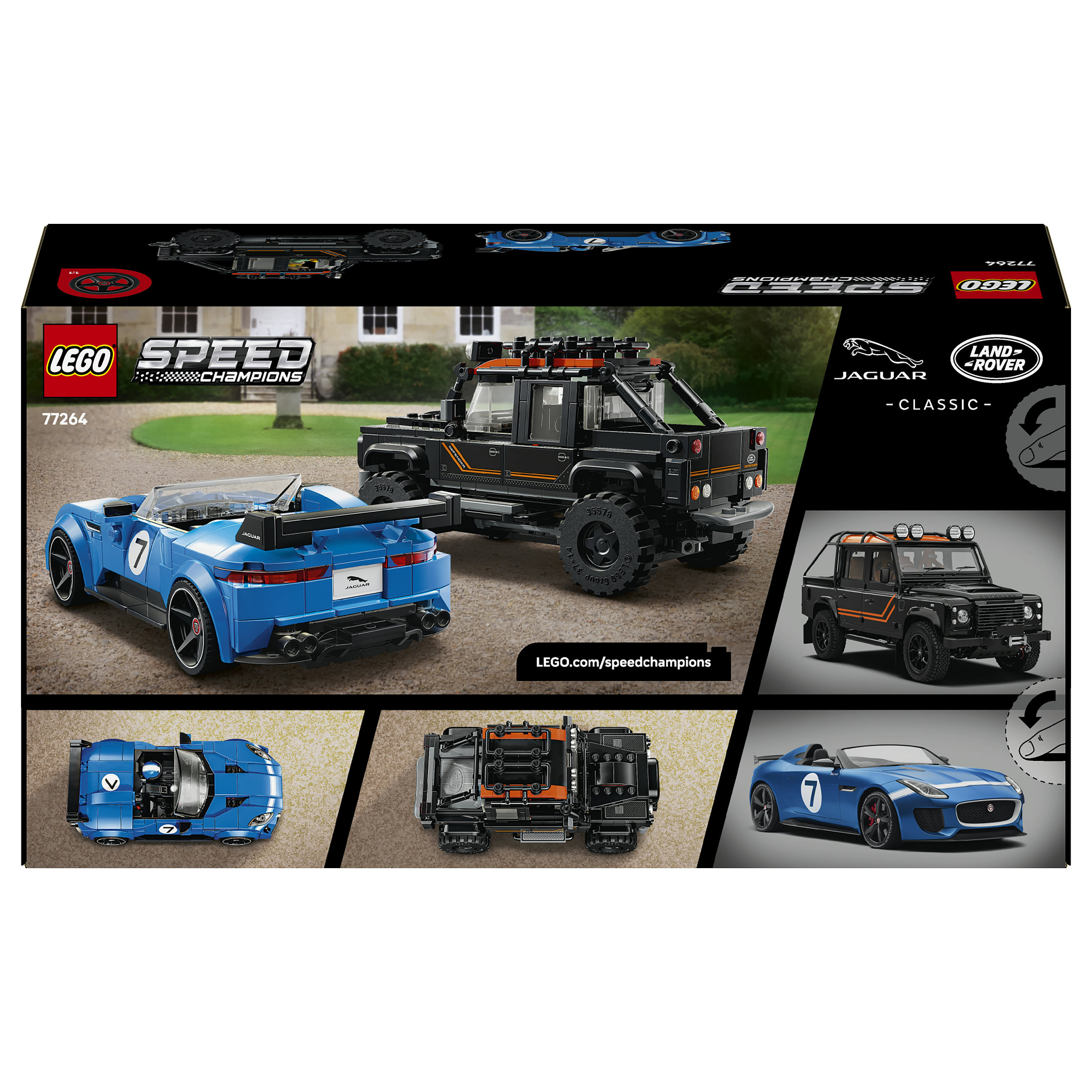 LEGO Speed Champions Jaguar Project 7 & Land Rover Defender - 7
