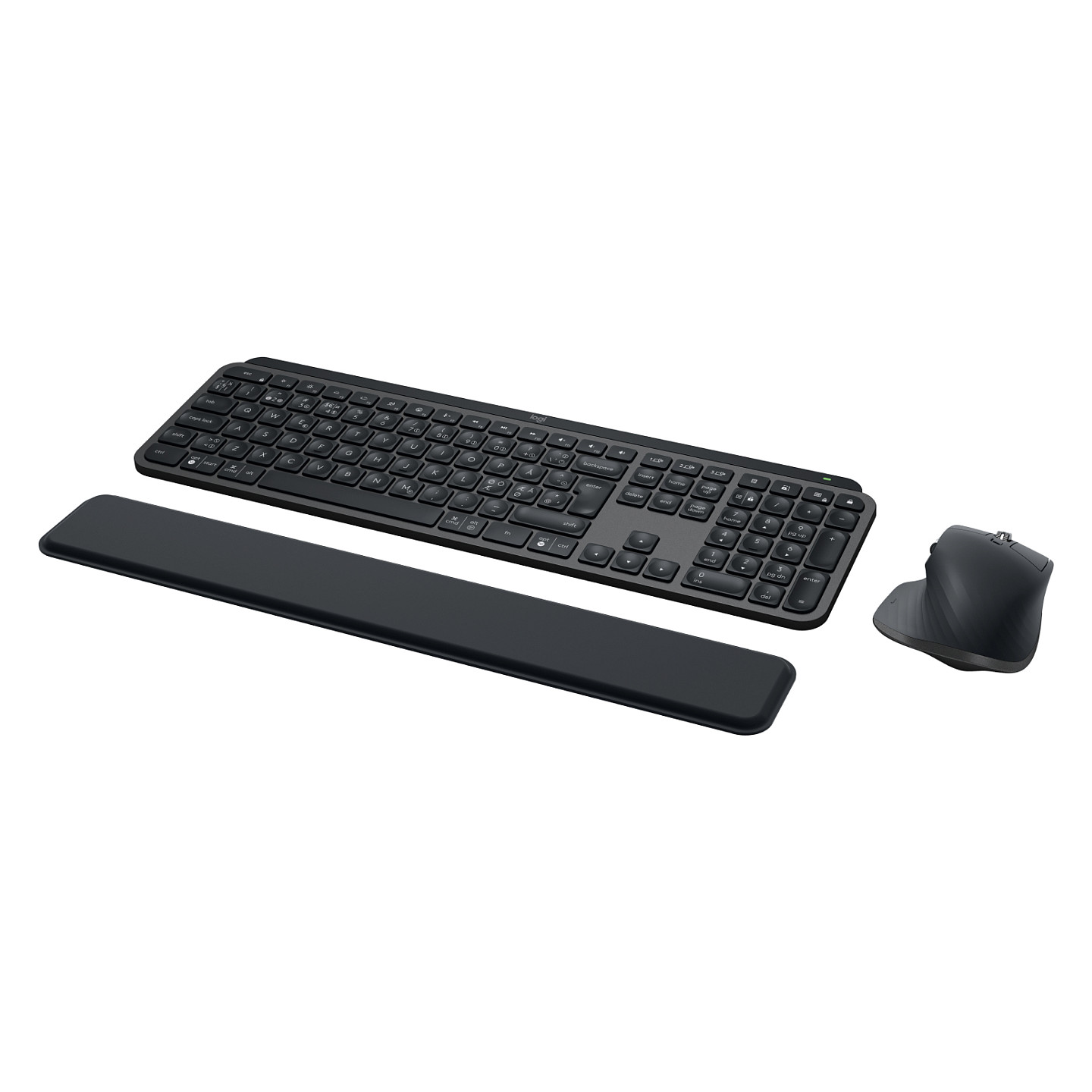 Combo (Tastierë & Maus) Logitech MX Keys S / Wireless Bluetooth & Logi Bolt / Multi-Device / MX Master 3S – Zezë - 3