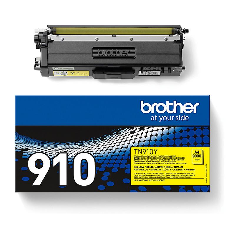Toner Brother TN-910Y, 9000 faqe - Verdhë - 2