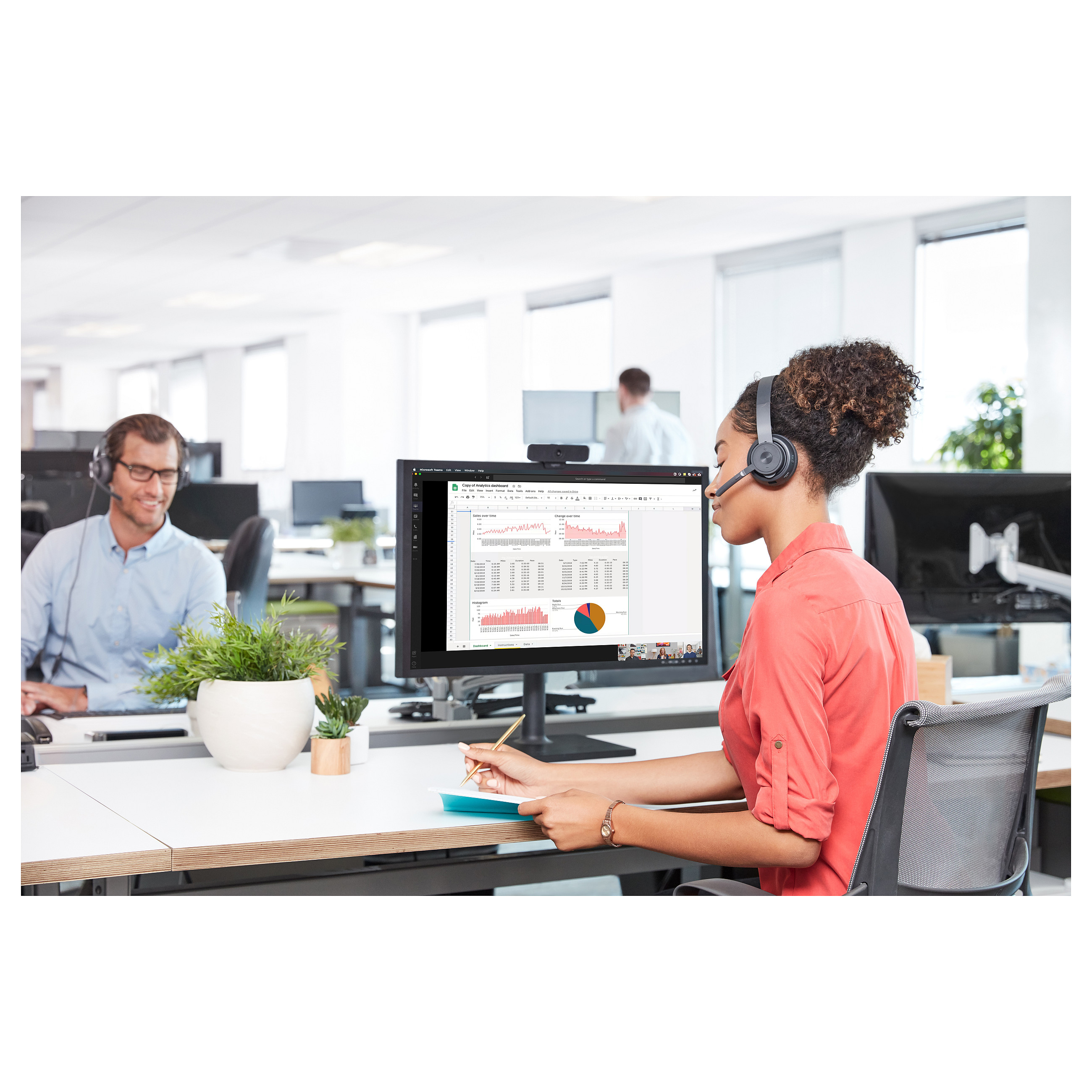 Kufje pa kabllo Logitech Zone Wireless / Bluetooth / Microsoft Teams / 30 m - Grafit - 11