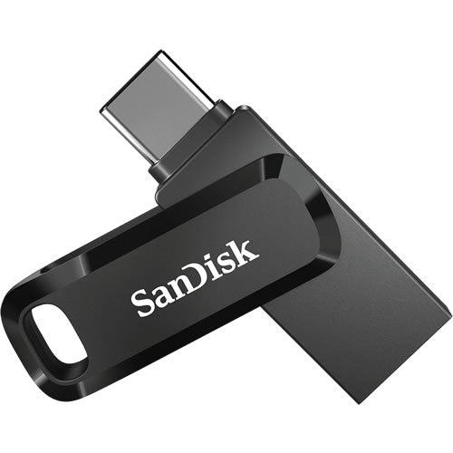 USB Flash Drive SanDisk Ultra Dual Drive Go / 64GB / USB 3.2 Gen 1 / USB-A + USB-C / 300MB/s – Zezë