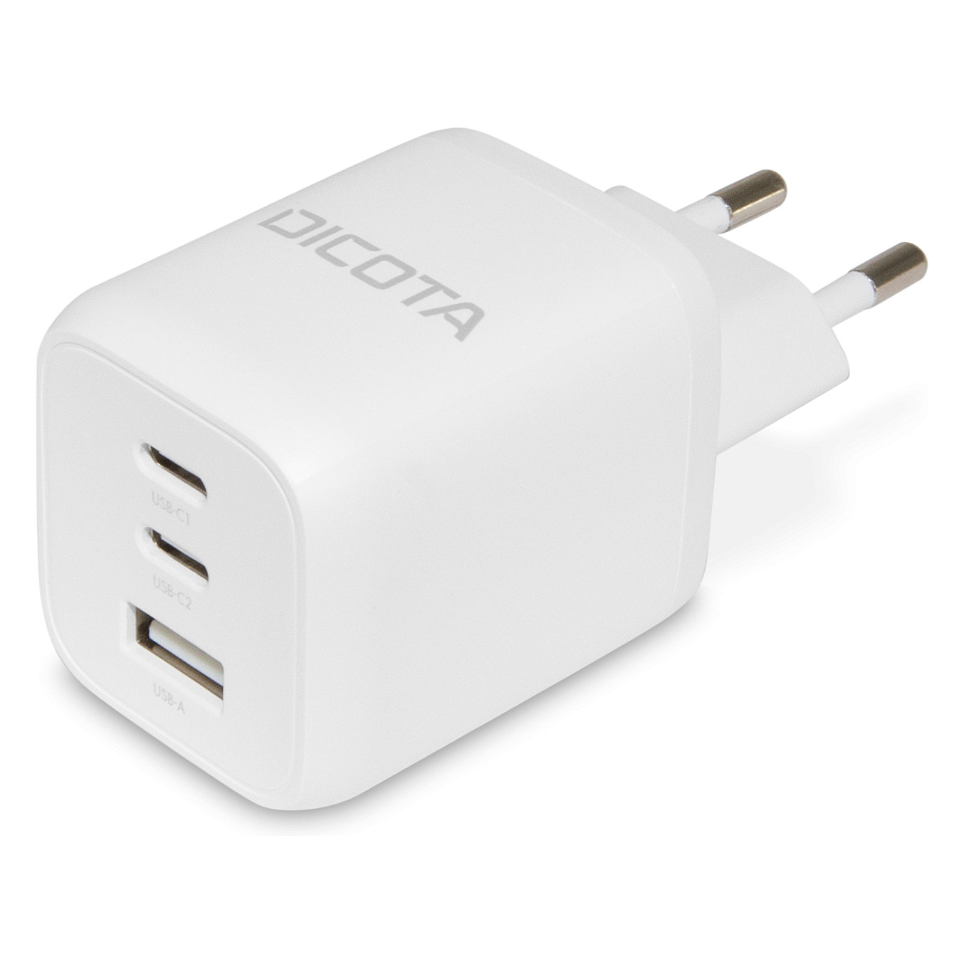 Karikues DICOTA D32054 / GaN / 65W / 2x USB-C / USB-A / PD 3.0 - Bardhë - 2