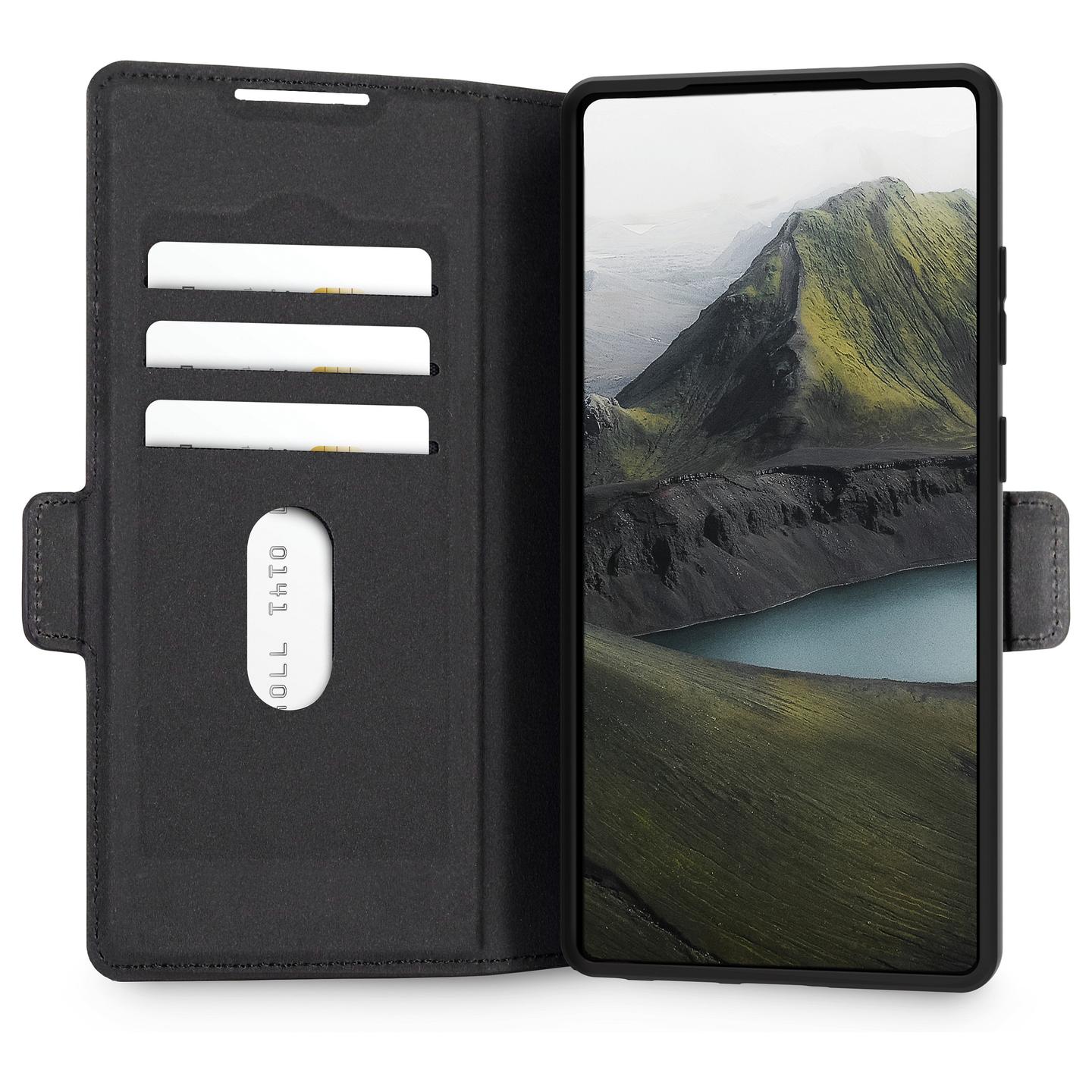 Case për Telefon dbramante1928 Oslo Pro, Samsung Galaxy S25 Ultra, Folio, 3 vende për karta, Mbajtëse - Zezë - 2