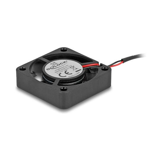 Ftohës për Kasë DeLOCK 67286 / 40mm / 6000 RPM – Zezë - 2
