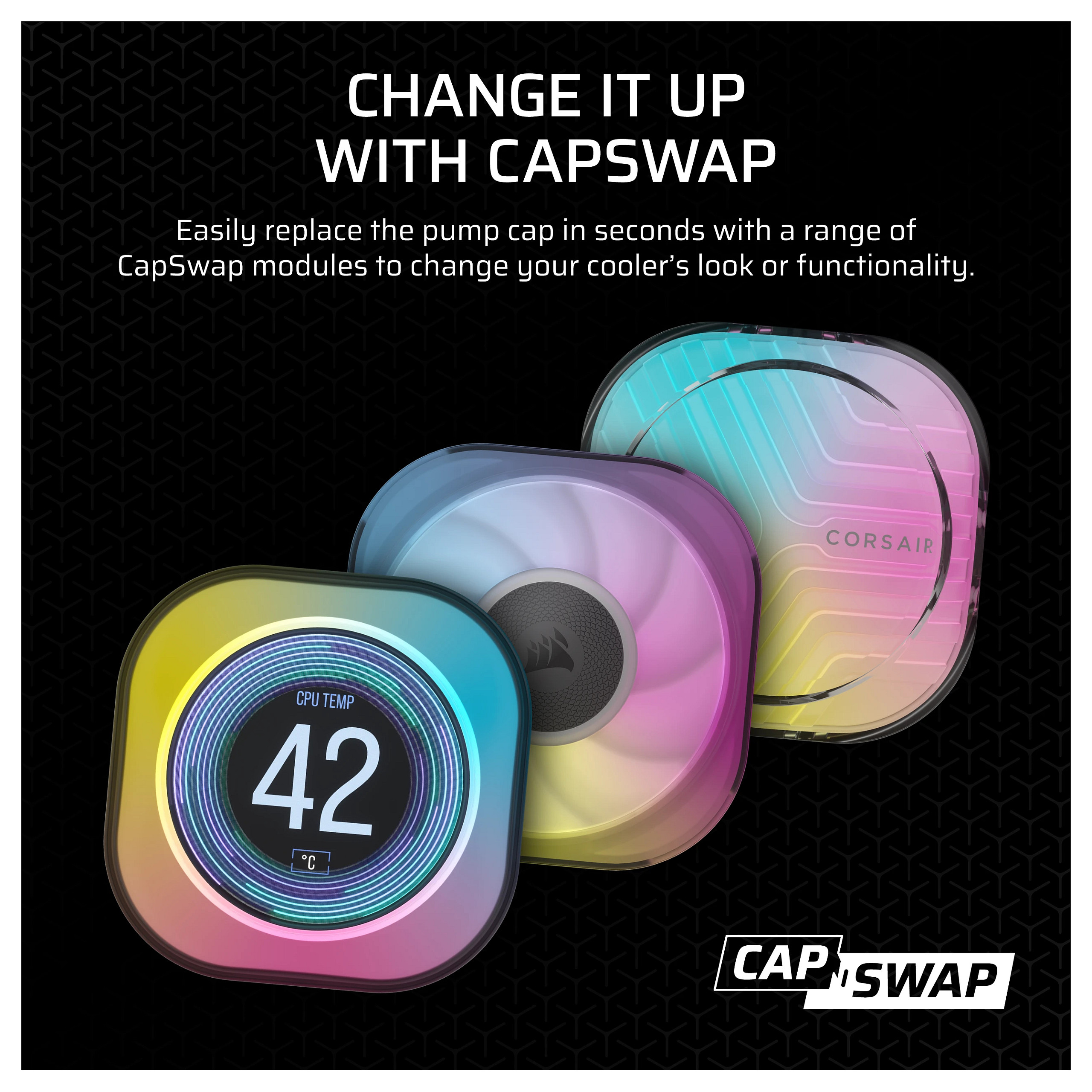 Ftohës për Procesor Corsair iCUE LINK TITAN 360 RX RGB / 360mm / 3x120mm / ARGB / PWM – Bardhë - 10