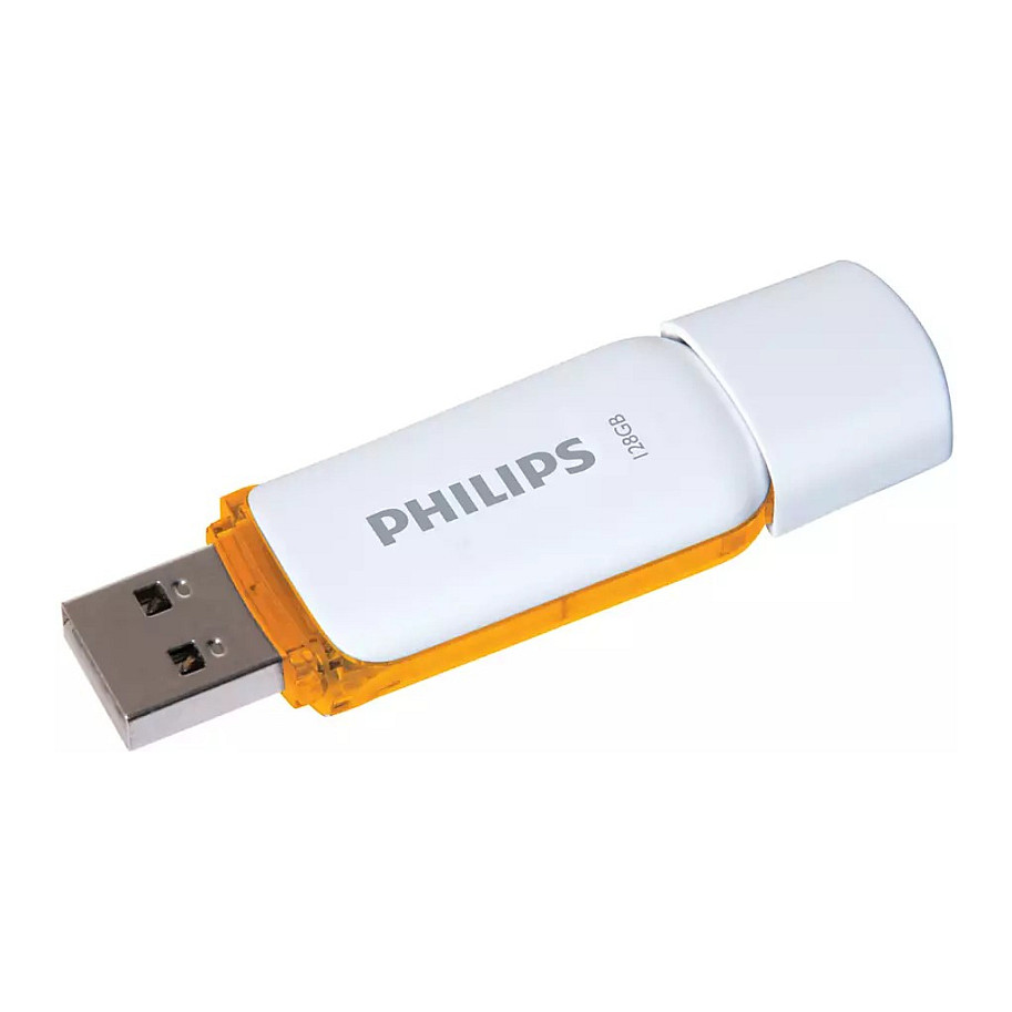 USB Flash Drive Philips FM12FD70B / 128GB / USB Type-A / USB 2.0 - Bardhë - 4