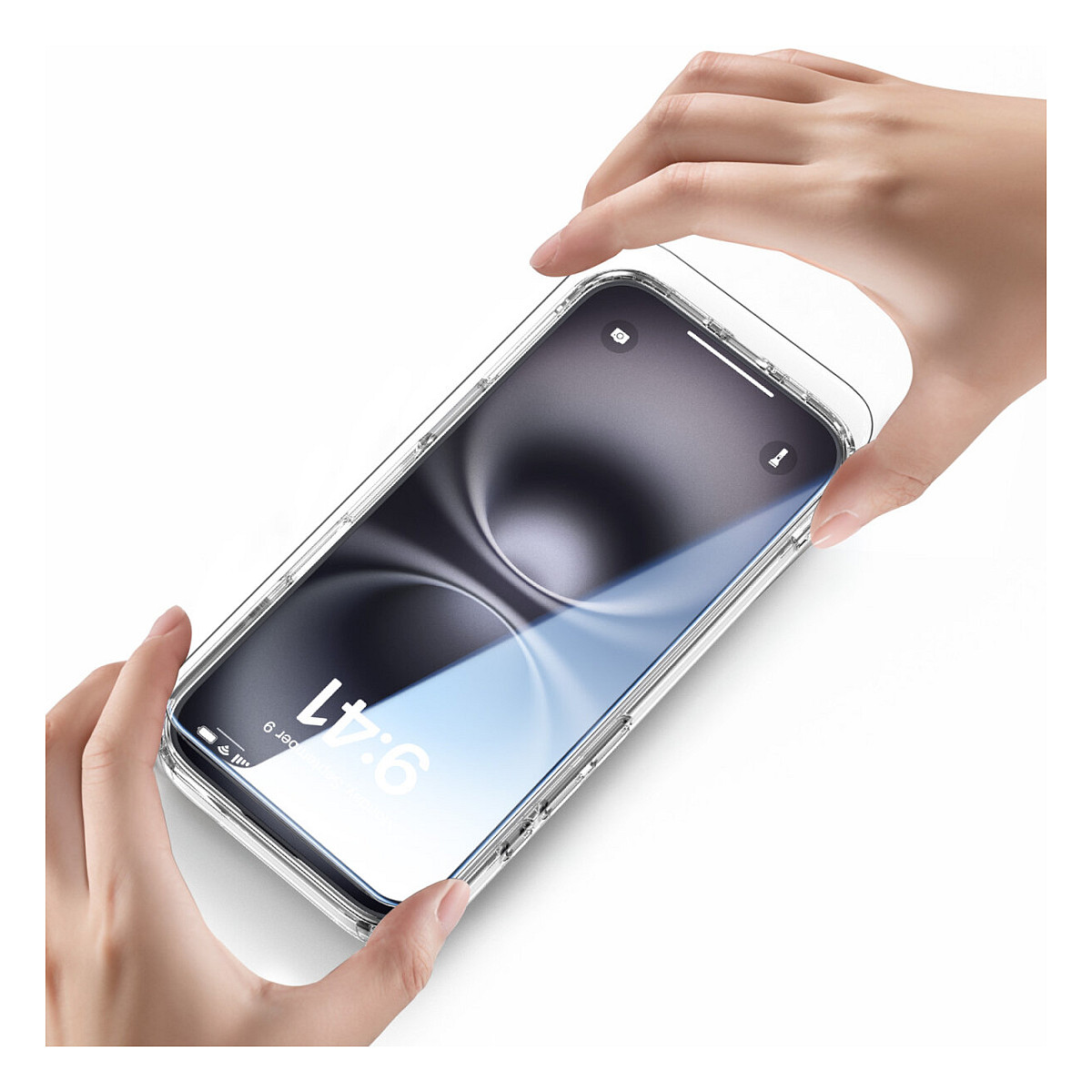 Aksesorë për telefon 4smarts 360° Premium Protection Set / MagSafe / iPhone 17 Pro Max / 9H - Transparente - 6