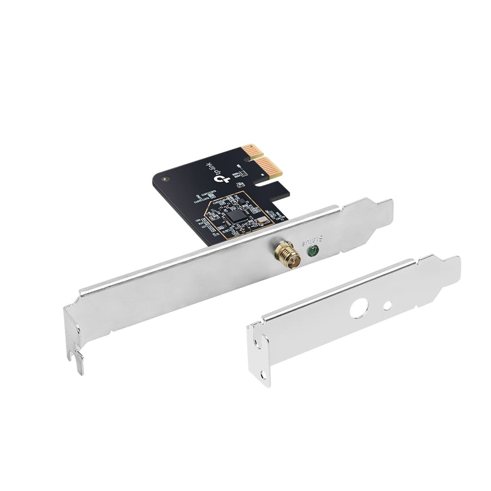 Karta e Rrjetit TP-Link Archer T2E / AC600 / Dual-Band / 433Mbps / PCIe x1 / MU-MIMO / WPA3 - Argjend/Zezë - 3