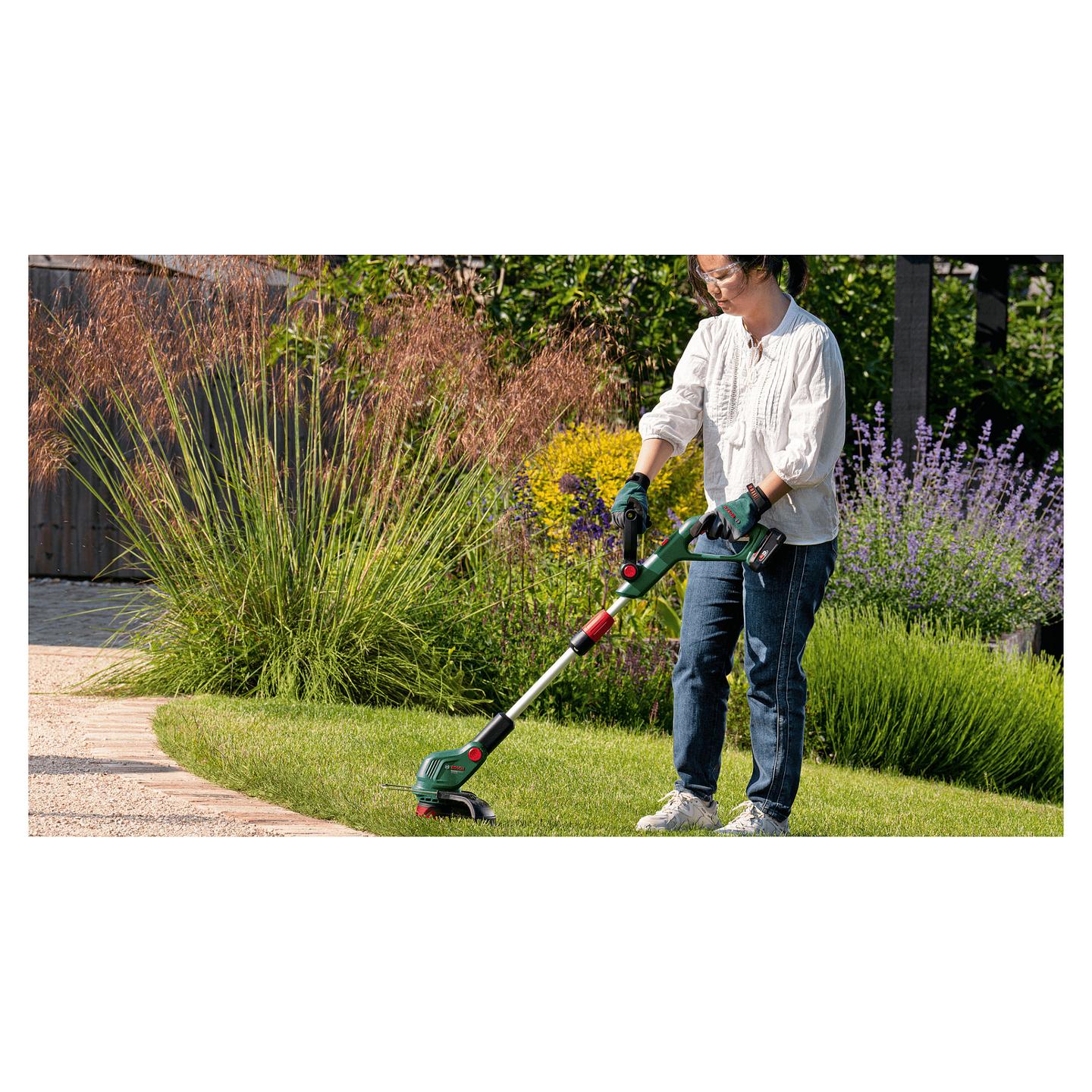 Kositës Bari me Bateri Bosch UniversalGrassCut 18V-26-500, 18V, 26cm, 8500rpm, 1x2.0Ah - Gjelbër/Zezë - 3