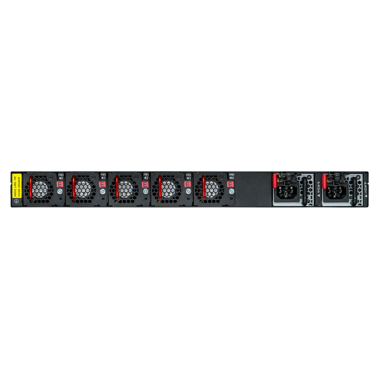 Switch LANCOM YS-7154CF-B2F, 48x SFP28 1/10/25GbE, 6x QSFP28 40/100GbE, Switching Capacity 2Tbps, Layer 3 Managed, Stackable, Redundant PSU, Rackmount 1U - Zezë - 3