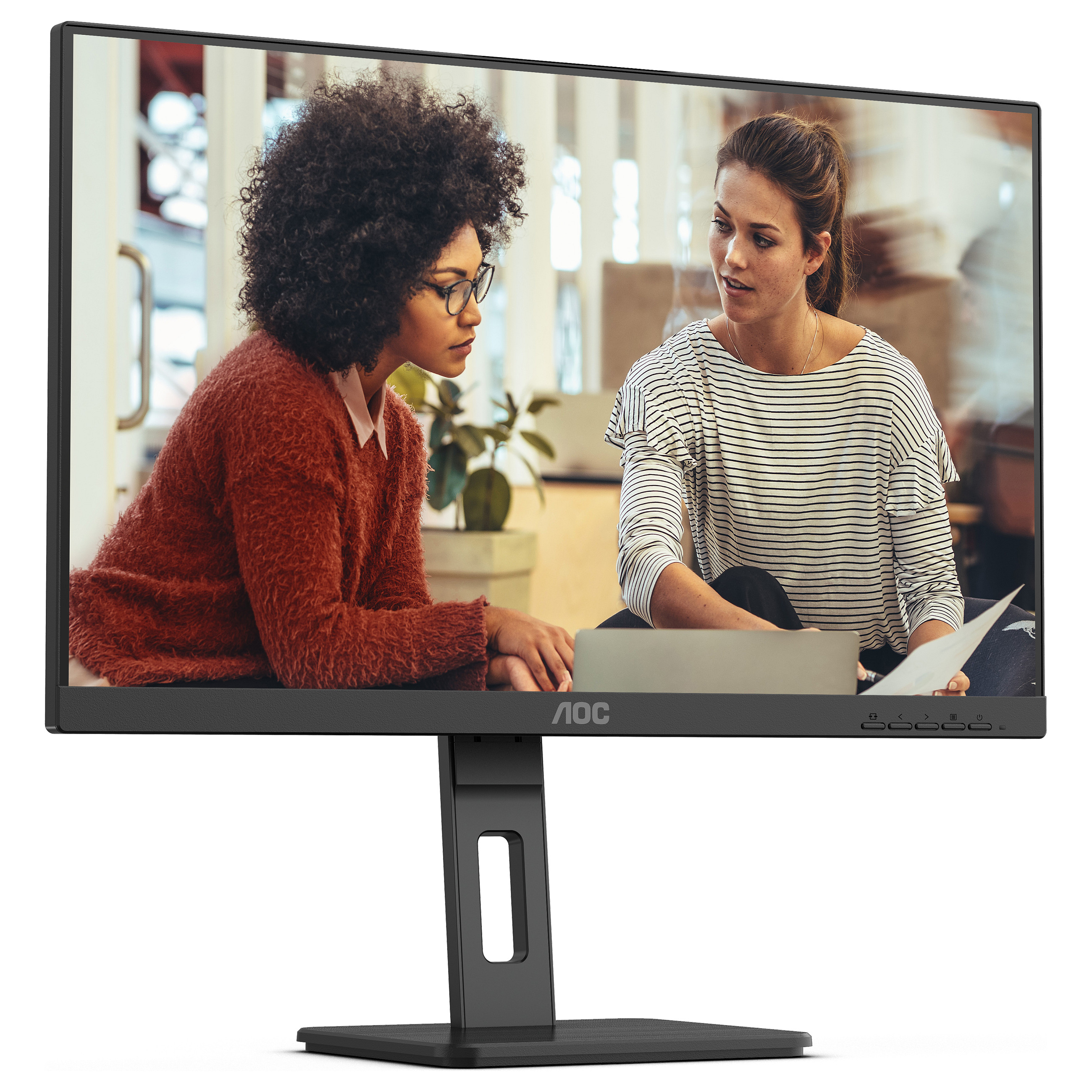 Monitor AOC 24E3QAF / 23.8" / Full HD IPS / 100Hz / 4ms / HDMI+VGA+DP - Zezë - 9