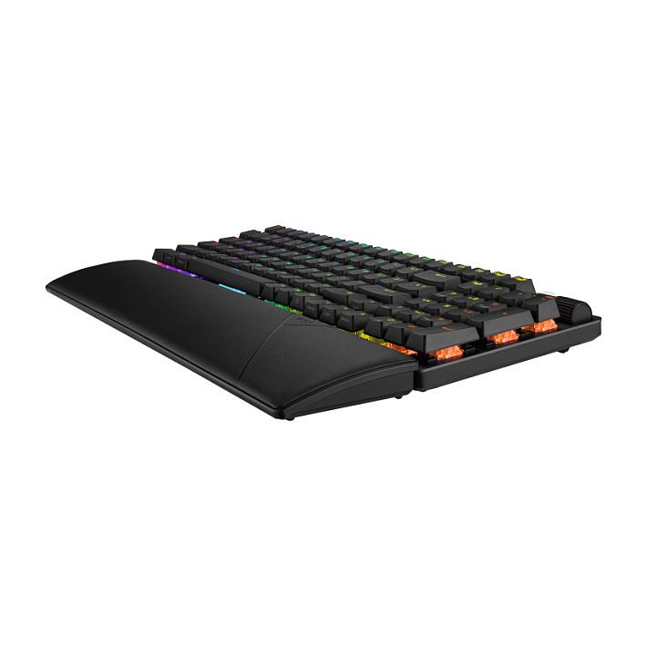 Tastierë Gaming ASUS ROG Strix Scope II 96 Wireless / 96% / Mekanike / RGB / AZERTY -Zezë - 8