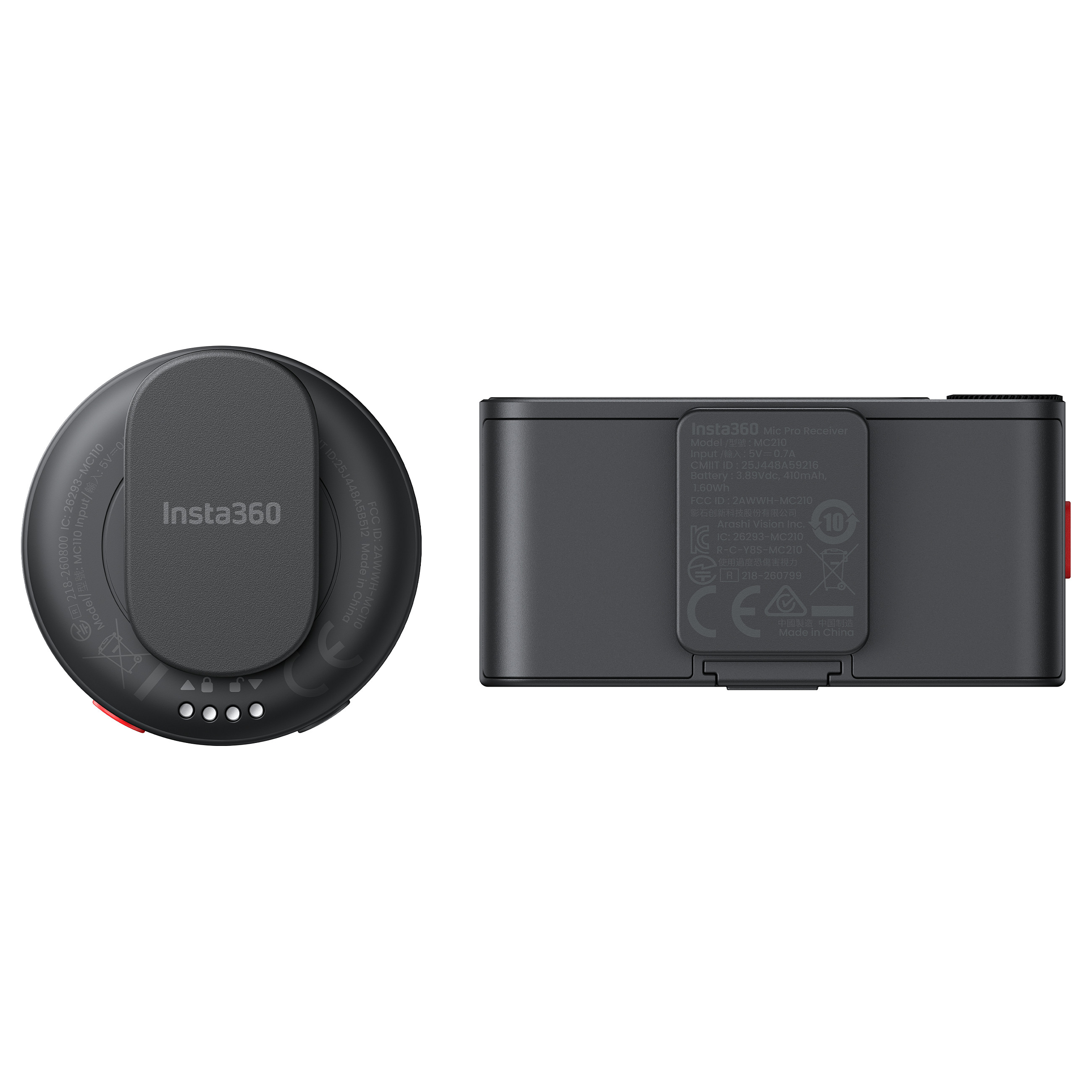 Aksesorë Audio Insta360 Mic Pro / Wireless / USB-C - Zezë - 3