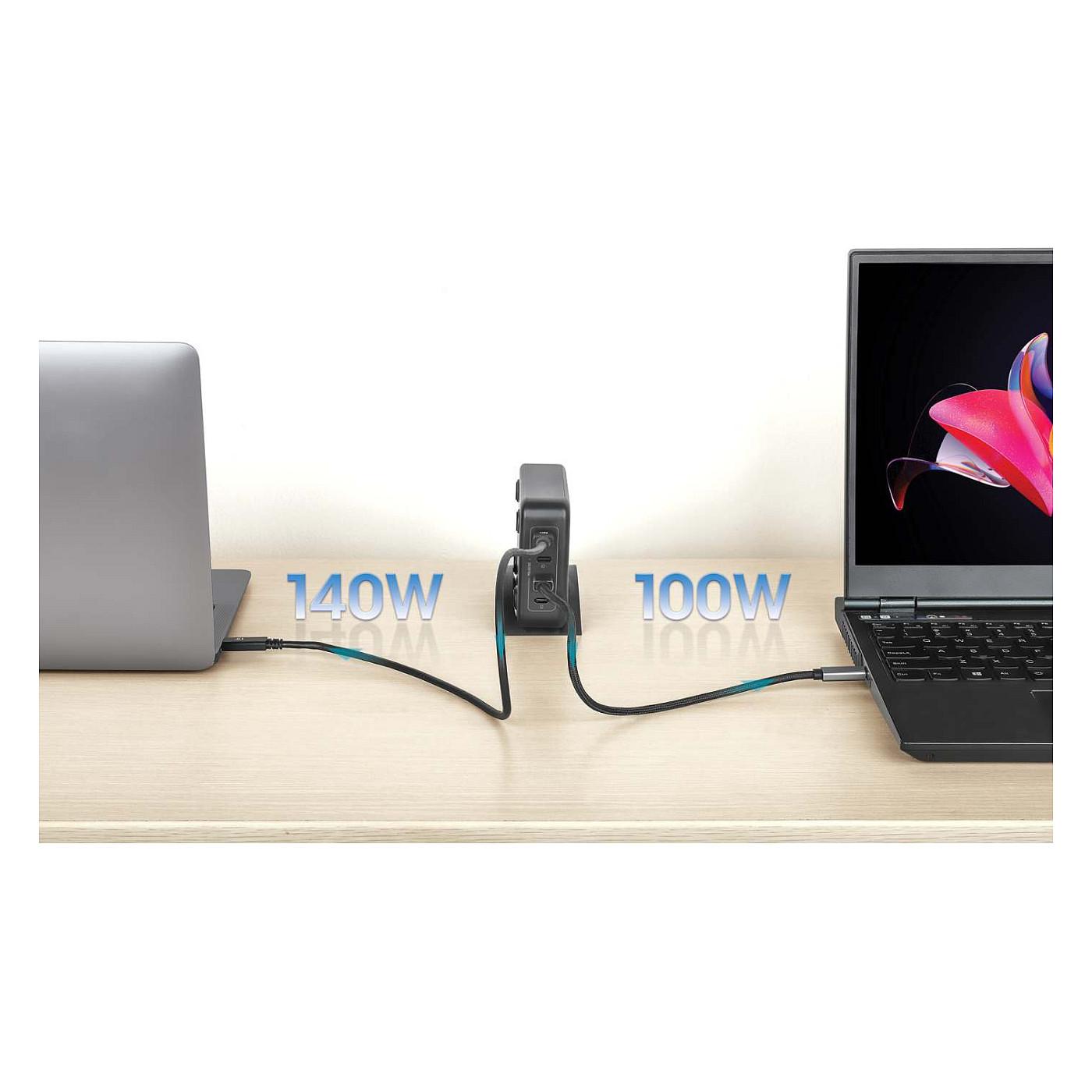 Karikues Manhattan 102667, GaN, 4x USB-C, Power Delivery 3.1, 240W - Zezë - 7