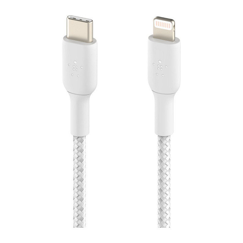 Kabllo Belkin USB-C në Lightning / 1m / MFi – Bardhë - 3
