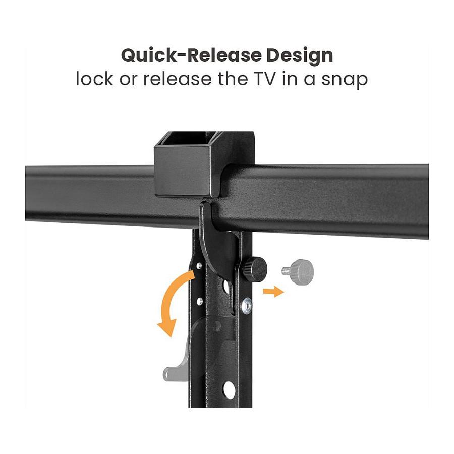 Mbajtëse për TV VALUE 17.99.1227 , 60–120" , deri 120kg , Full-Motion , VESA 200x200–900x600 - Zezë - 18