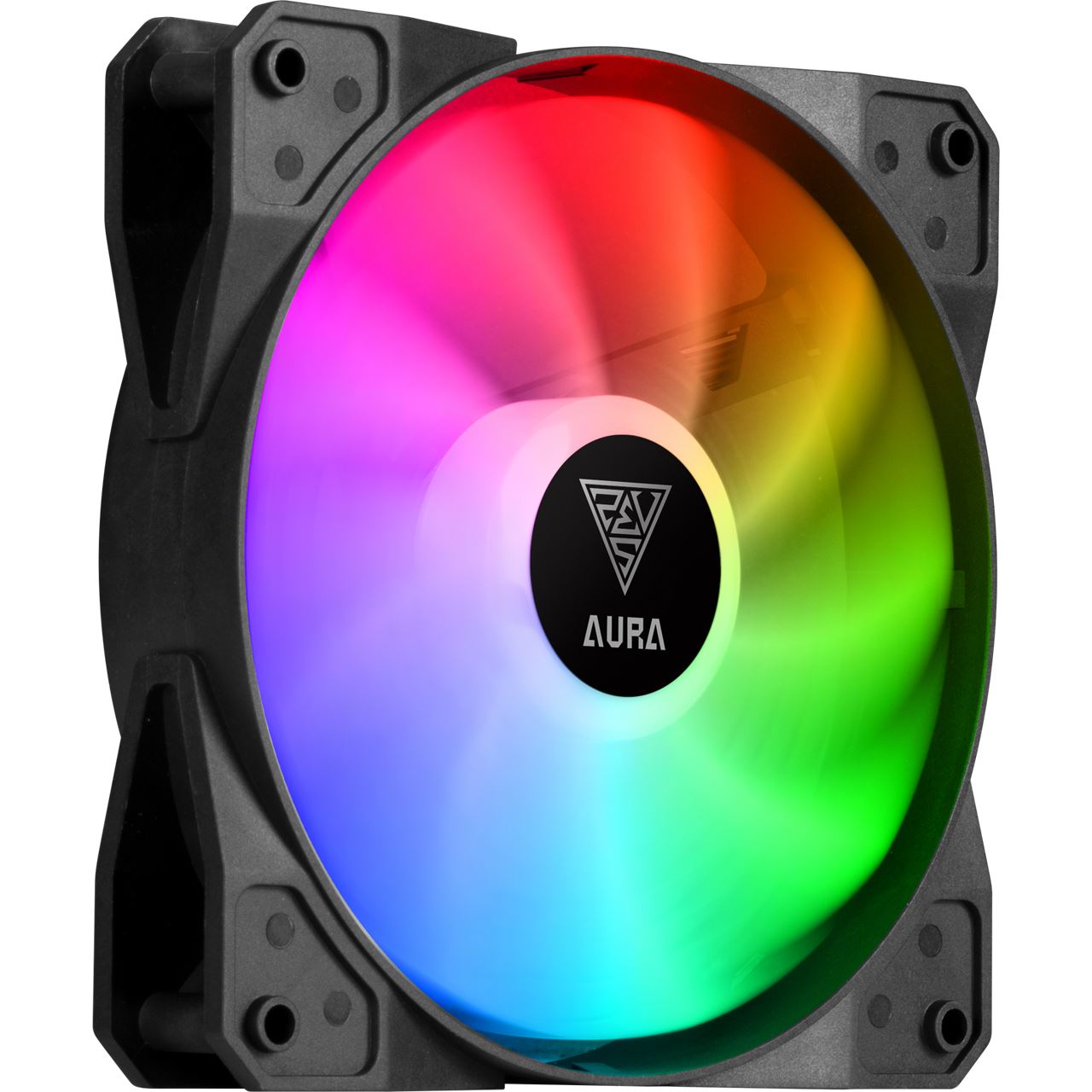 Ftohës për Procesor Gamdias Aura GL120 / 120mm / 1x120mm / RGB / AIO - Zezë - 2