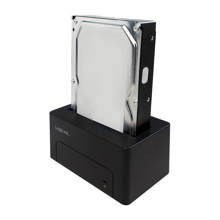 Docking Station LogiLink QP0027, USB 3.1 Gen 2, SATA, HDD/SSD 2,5" dhe 3,5", 10Gbps - Zezë - 9