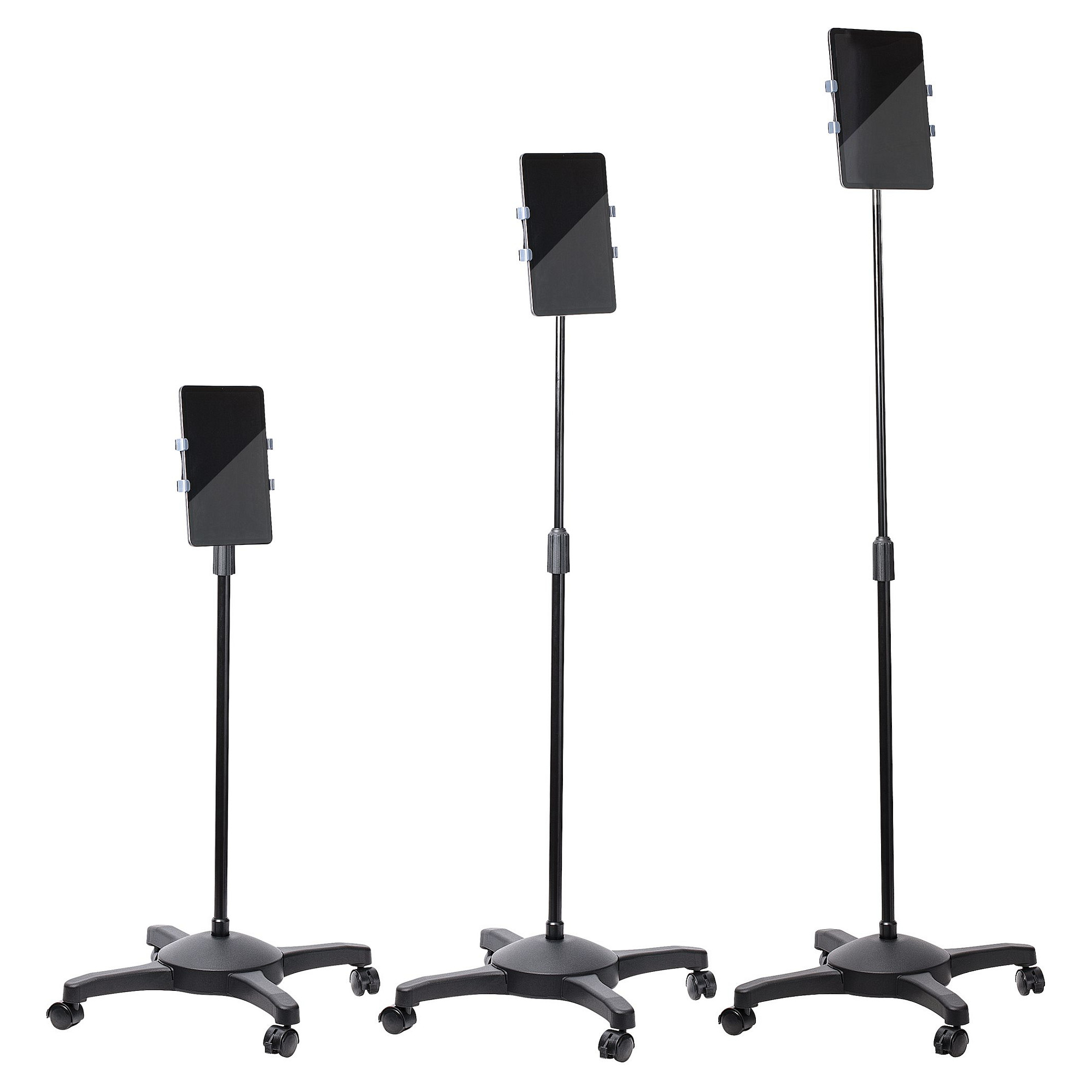 StarTech.com STNDTBLTMOB / Mbajtëse për tablet / 7–11" / Rregullim në lartësi / Rrota me bllokim - Zezë - 11