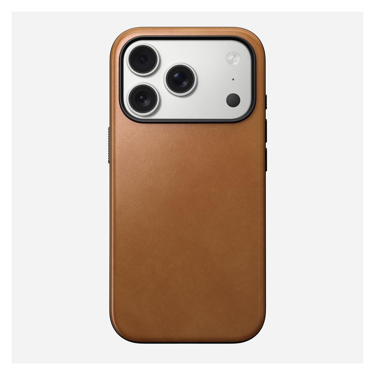 Aksesorë për telefon Nomad Modern Leather / Case / MagSafe / Qi2 / iPhone 17 Pro - Kafe - 7