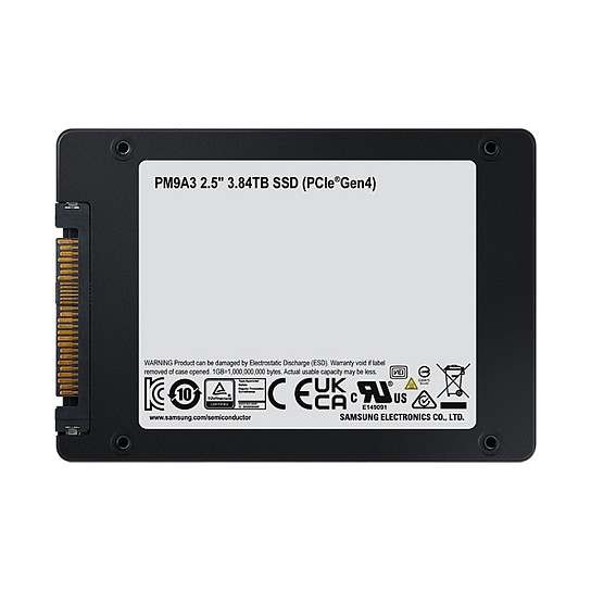 SSD e Brendshme Samsung PM9A3 / 3.84TB / 2.5" U.2 PCIe NVMe - 5