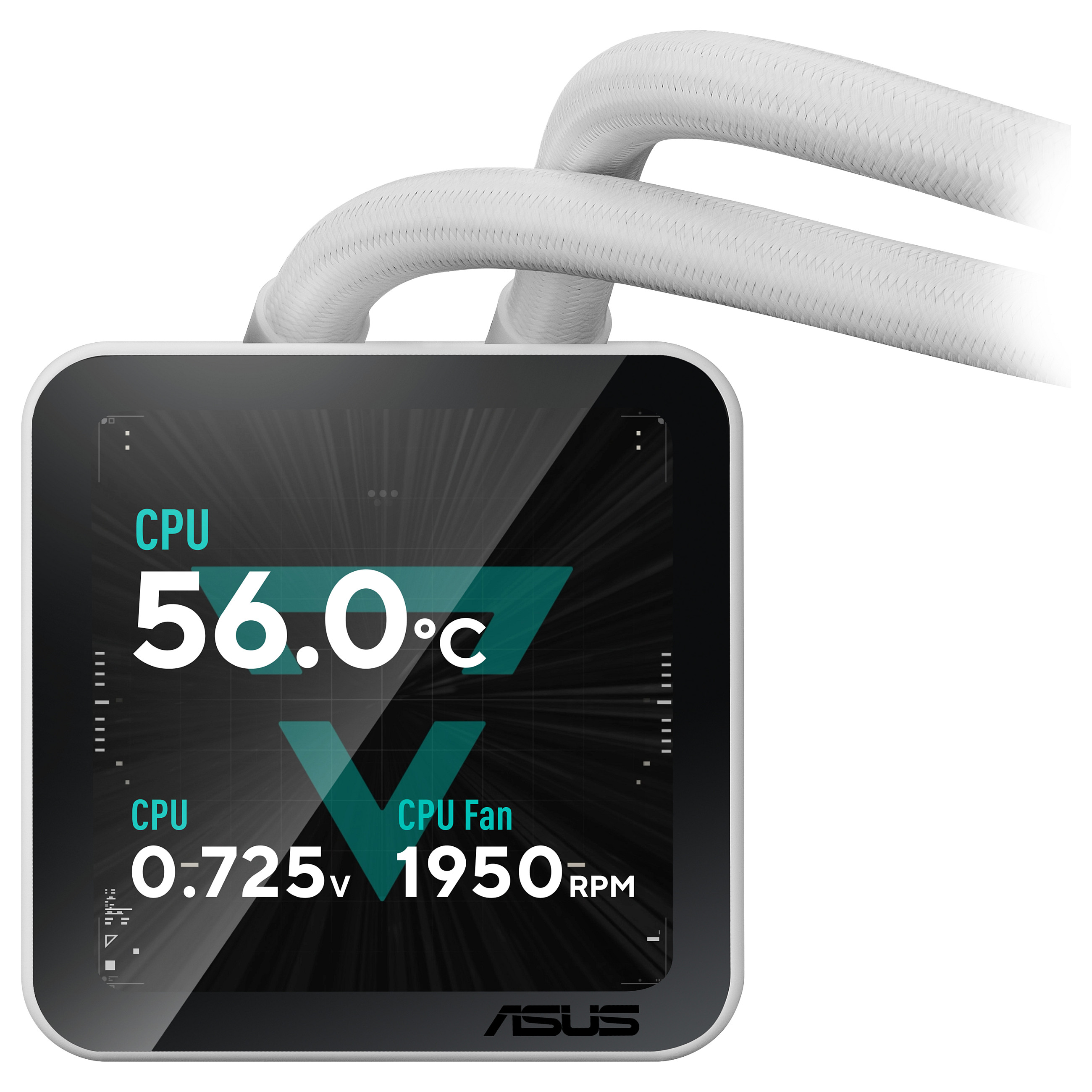 Ftohës për Procesor ASUS Prime SLC II 360 ARGB LCD / AIO / 360mm / 3×120mm PWM Fan / ARGB / 3.95" IPS LCD / AM4/AM5 / LGA1700/1851 – Bardhë - 3
