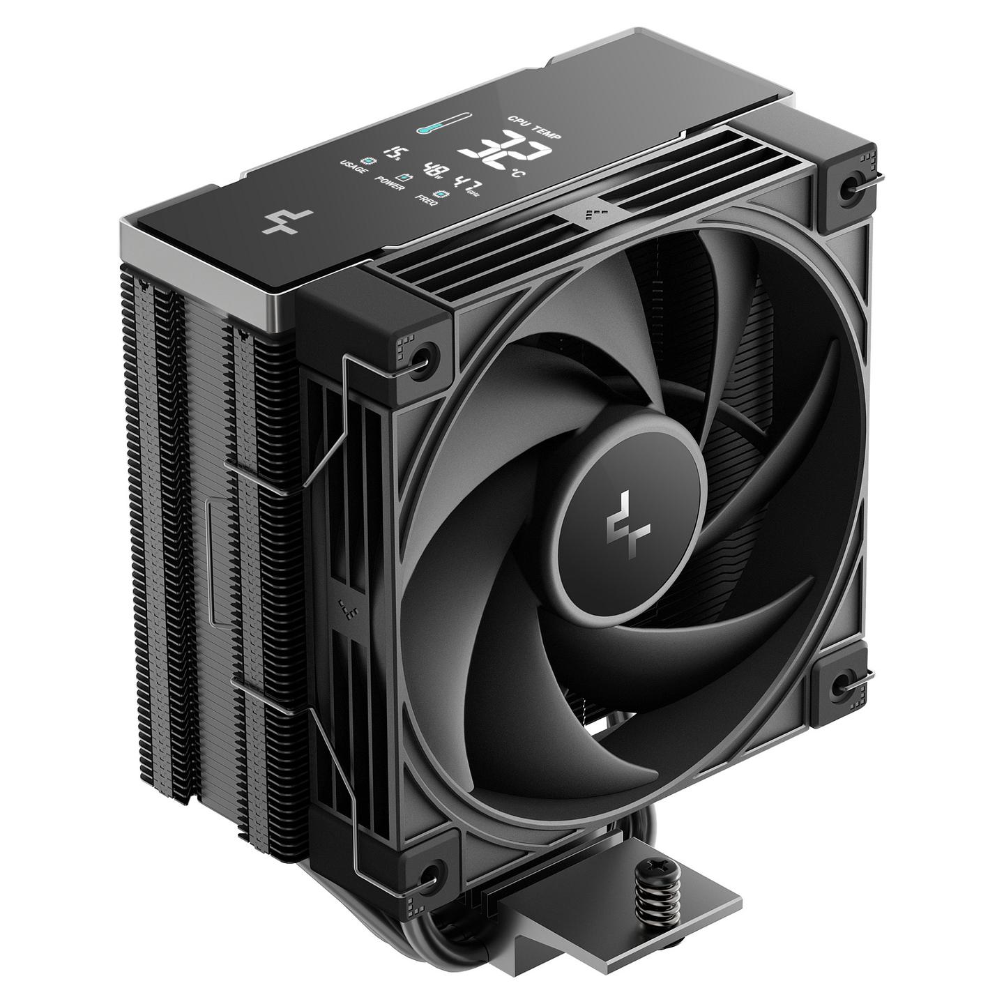 Ftohës për procesor DeepCool AK400 G2 Digital NYX / 120mm / LCD - Zezë
