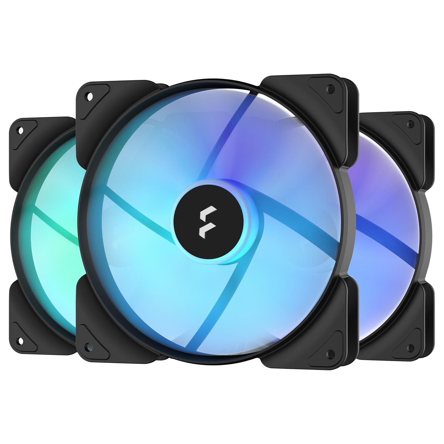 Ftohës për Kasë Fractal Design Aspect 14 RGB PWM / 140mm / 3-Pack / ARGB – Zezë - 5