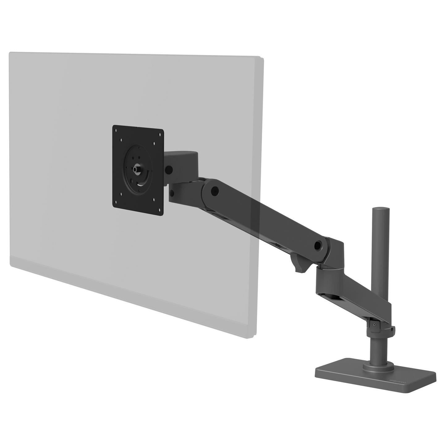 Mbajtëse për Monitor Ergotron LX Pro 45-695-293, 1 Monitor, deri 34", 10kg, VESA 75 × 75 / 100 × 100mm, Shtyllë 30.4cm - Gri e Errët, Zezë - 7