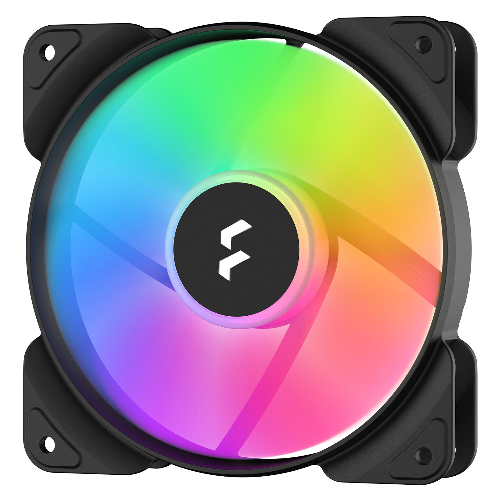 Ftohës për Kasë Fractal Design Aspect 12 RGB PWM / 120mm / 500-2000 RPM / ARGB / PWM / 3-Pack – Zezë - 2
