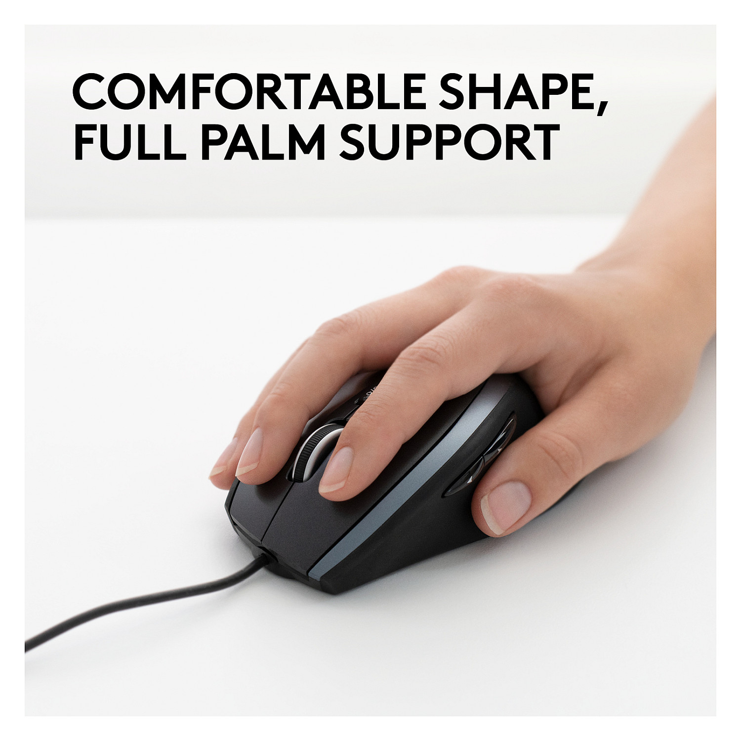 Maus me kabllo Logitech M500 / Laser / 1000 DPI / 5 butona / USB - Zezë - 5