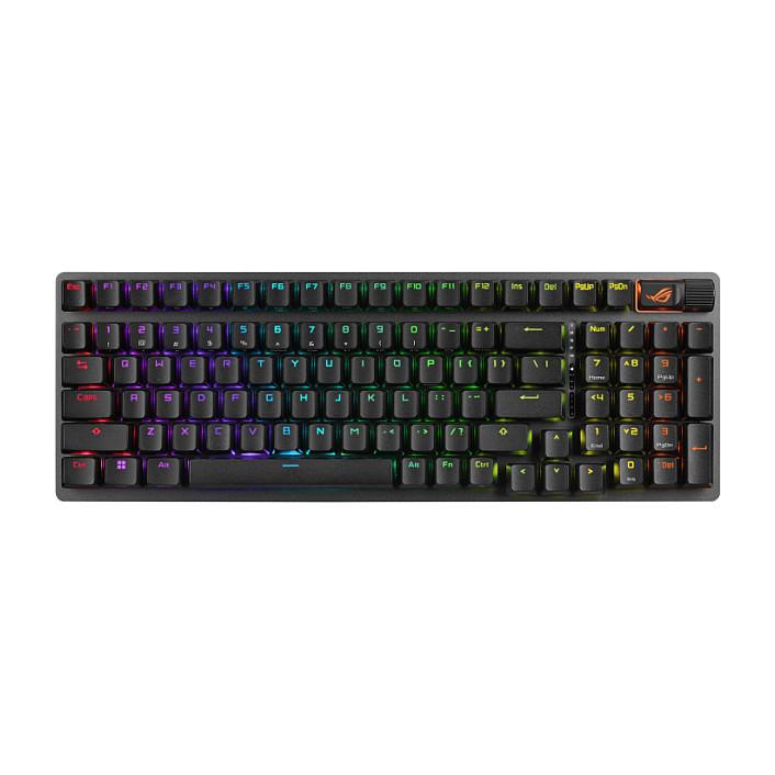 Tastierë Gaming ASUS ROG Strix Scope II 96 Wireless / 96% / Mekanike / RGB / AZERTY -Zezë - 4