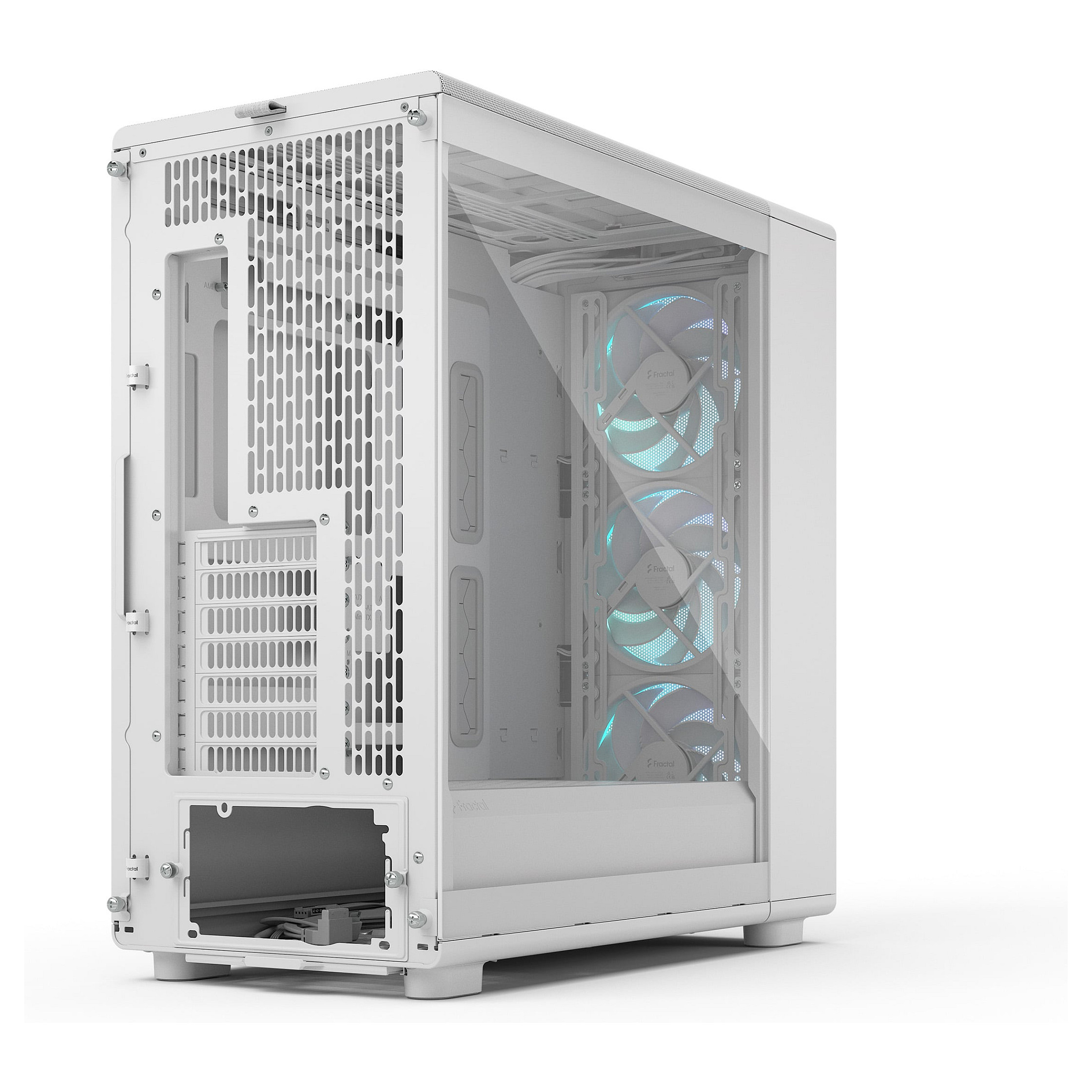 Kasë PC Fractal Design Epoch XL / Mid Tower / E-ATX + ATX / 3x 140mm Fan / Tempered Glass - Bardhë - 17