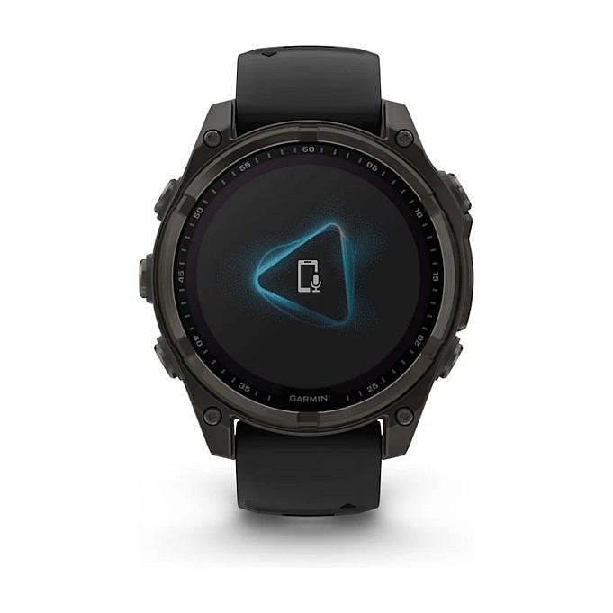 Orë e mençur Garmin fēnix 8 Solar Sapphire, 47mm, GPS Multi-Band, 32GB - Zezë/Hiri - 6
