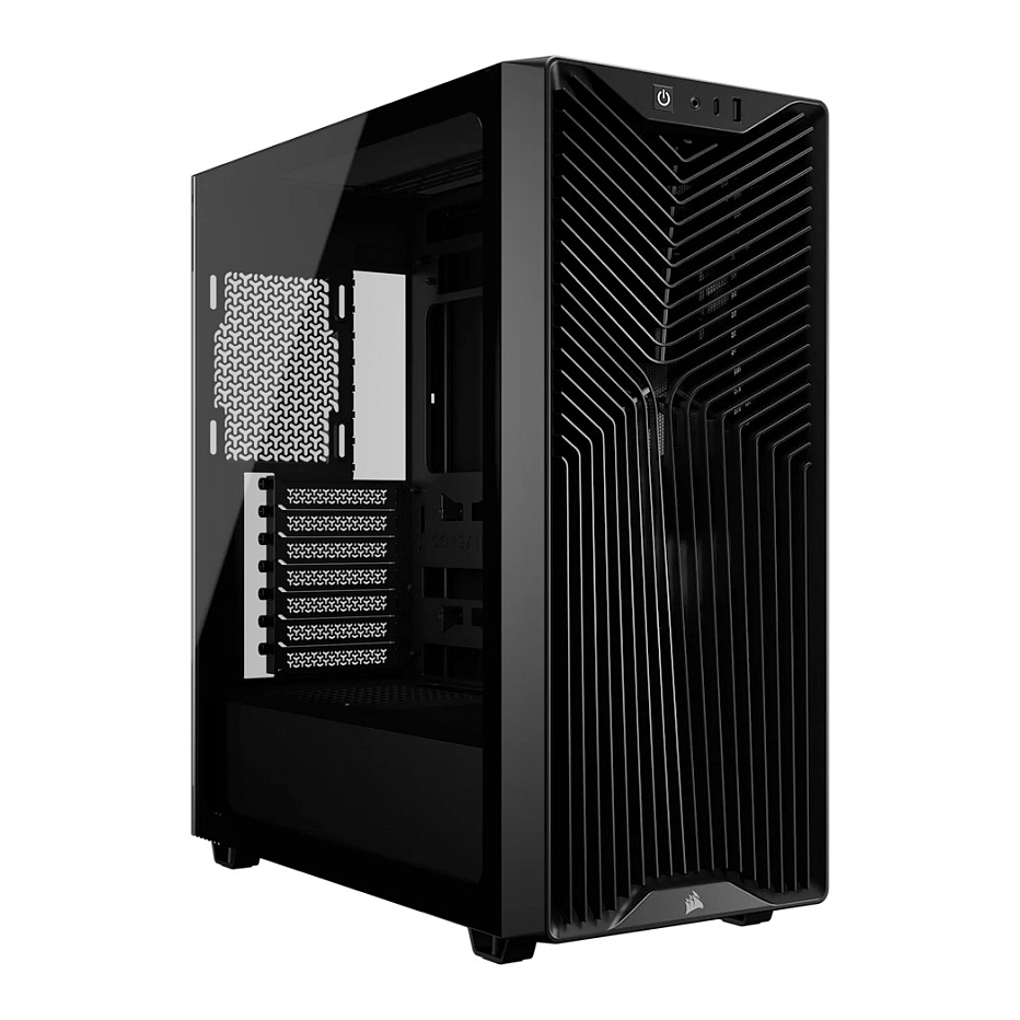 Kasë PC Corsair 3200D RS / Mid Tower / ATX / 3x 120mm Fan / Tempered Glass / Mesh / 360mm Radiator - Zezë
