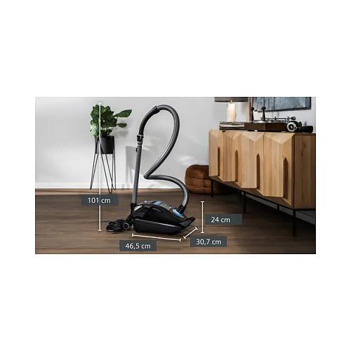 Fshesë Elektrike Siemens VSQ5X1230 Q 5.0 extreme silencePower, 850W, 4.5L, HEPA, Me Qese, 13m - Blu, Zezë - 4