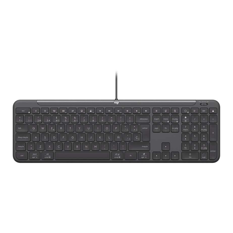 Combo (Tastierë&Maus) Logitech Signature Slim Combo MK620 For Business / Full-Size / QWERTZ / Swiss / USB-C / Scissor Switch / 1.8m - Grafit - 4