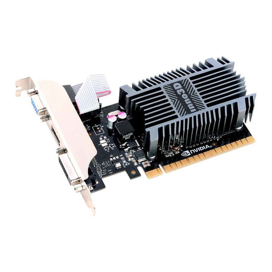 Kartelë Grafike NVIDIA GeForce GT 710 / 2GB GDDR3 / 64-bit / INNO3D SDDR3 LP / Passive