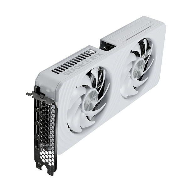 Kartë Grafike NVIDIA Palit GeForce RTX 5060 White OC / 8GB GDDR7 / PCIe 5.0 / Dual Fan - Bardhë - 3
