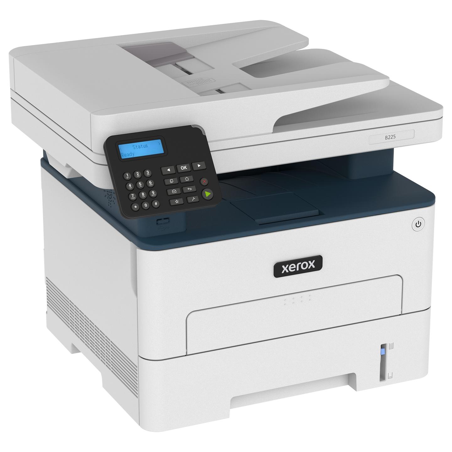 Printer Multifunksional Xerox B225, Laser Monokrom, A4, 34 ppm, 3 në 1, ADF 50-fletësh, Duplex, Wi-Fi, Ethernet, USB 2.0 - Bardhë - 5
