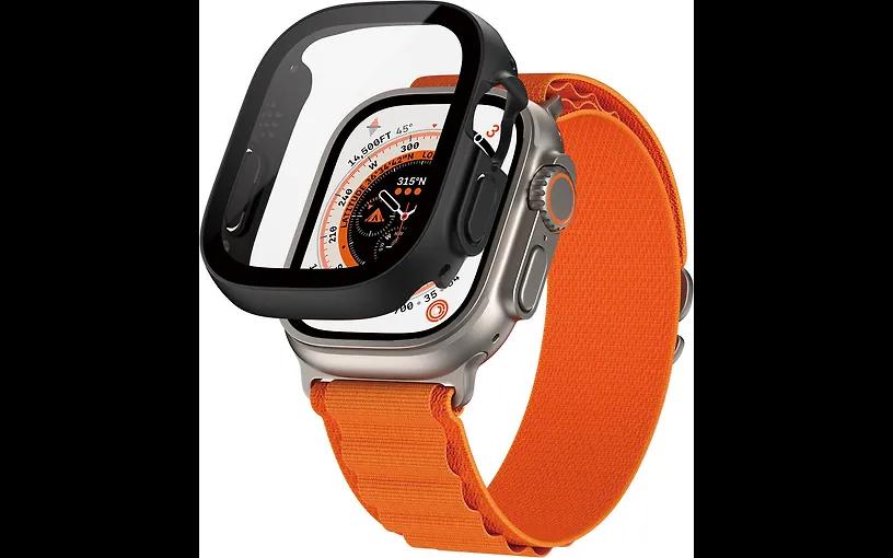 Mbrojtëse për Ekran PanzerGlass Full Body with D3O, Apple Watch Ultra, Ultra 2, Ultra 3, 49 mm, Xham i Temperuar, Kornizë Mbrojtëse – Zezë - 2