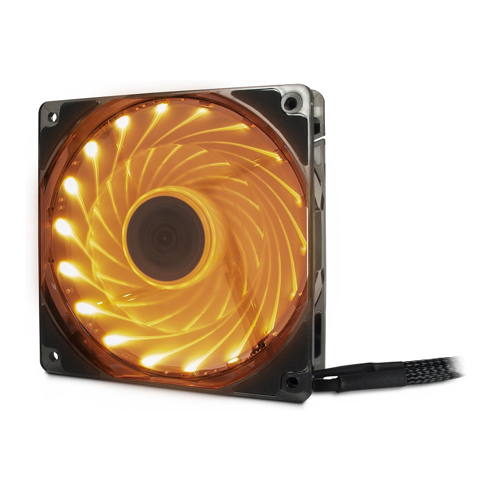 Ftohës për Kasë Inter-Tech Argus L-12025 Aura RGB / 120mm / 25mm / 1500 RPM / PWM / 59.46 m³/h / 18 LED / RGB – Zezë - 2