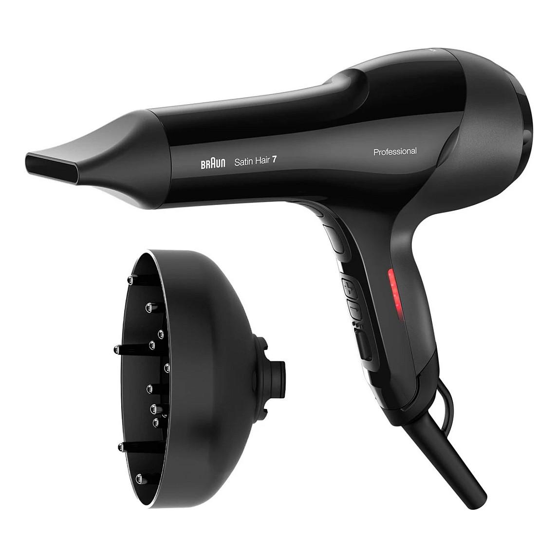 Tharëse për Flokë Braun Satin Hair 7 SensoDryer HD 785, 2000 W, Teknologji Jonike – Zezë - 2