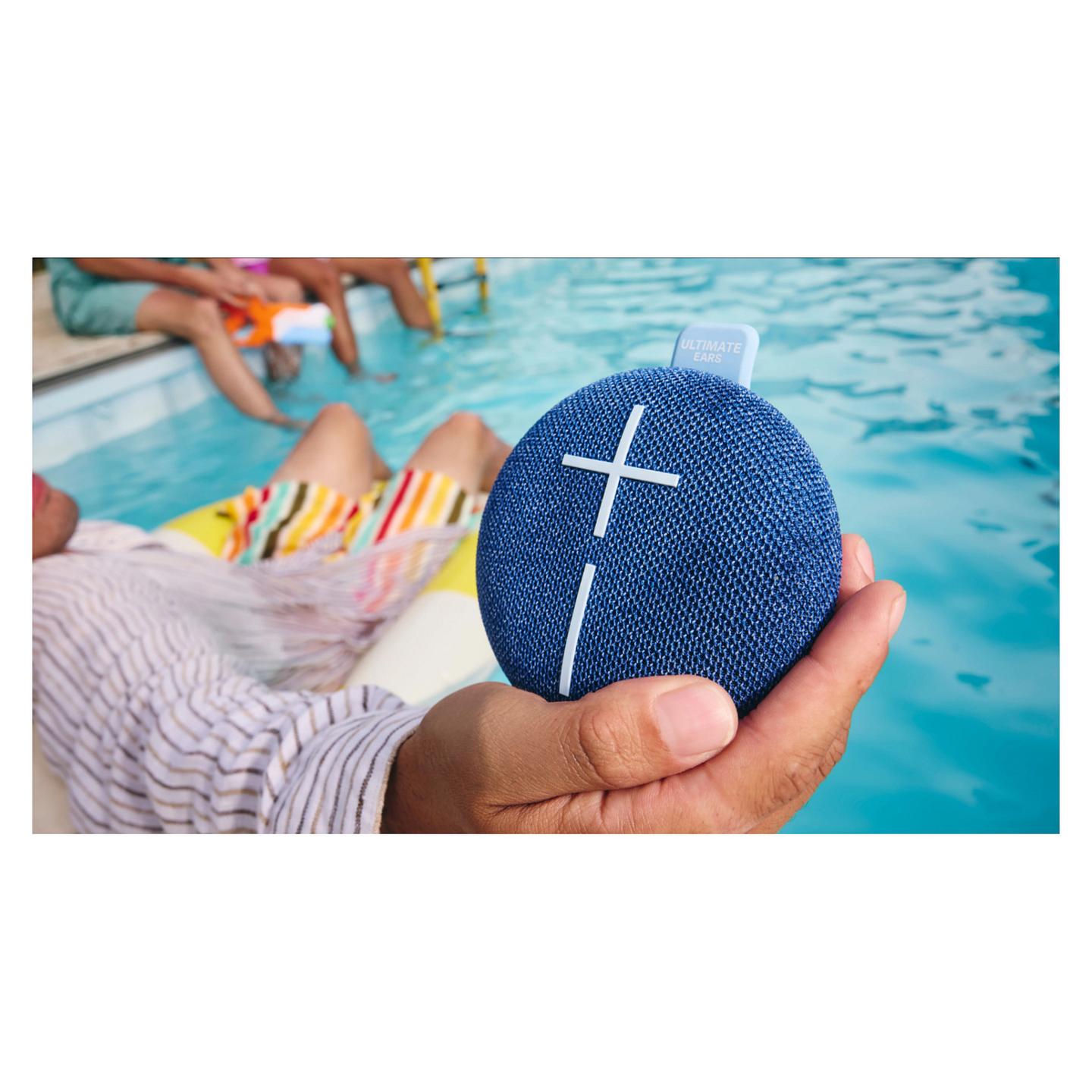 Altoparlant Ultimate Ears MINIROLL, Bluetooth, IP67, USB-C, Auracast, PartyUp - Blu - 5