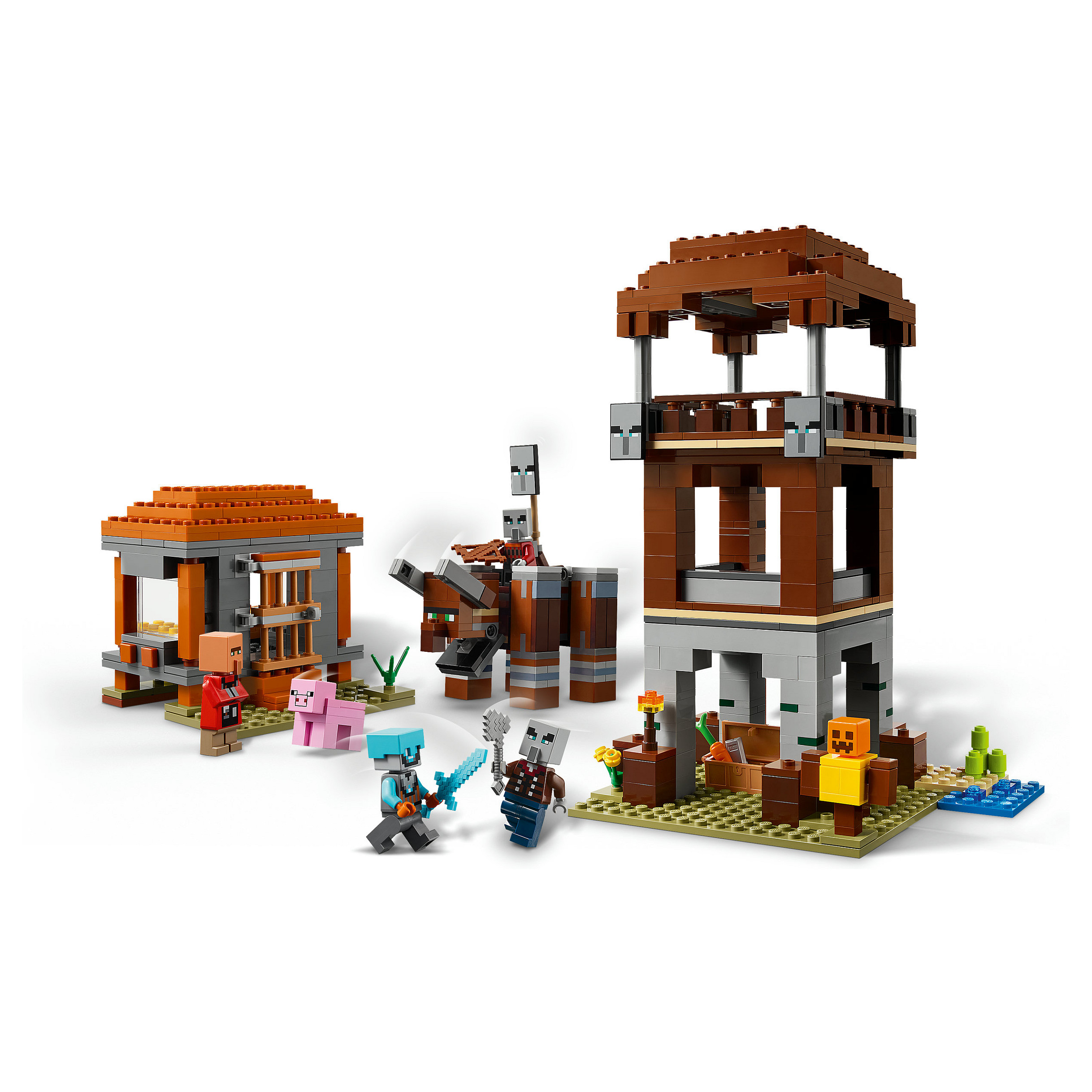 LEGO Minecraft The Pillager Outpost and Ravager - 30