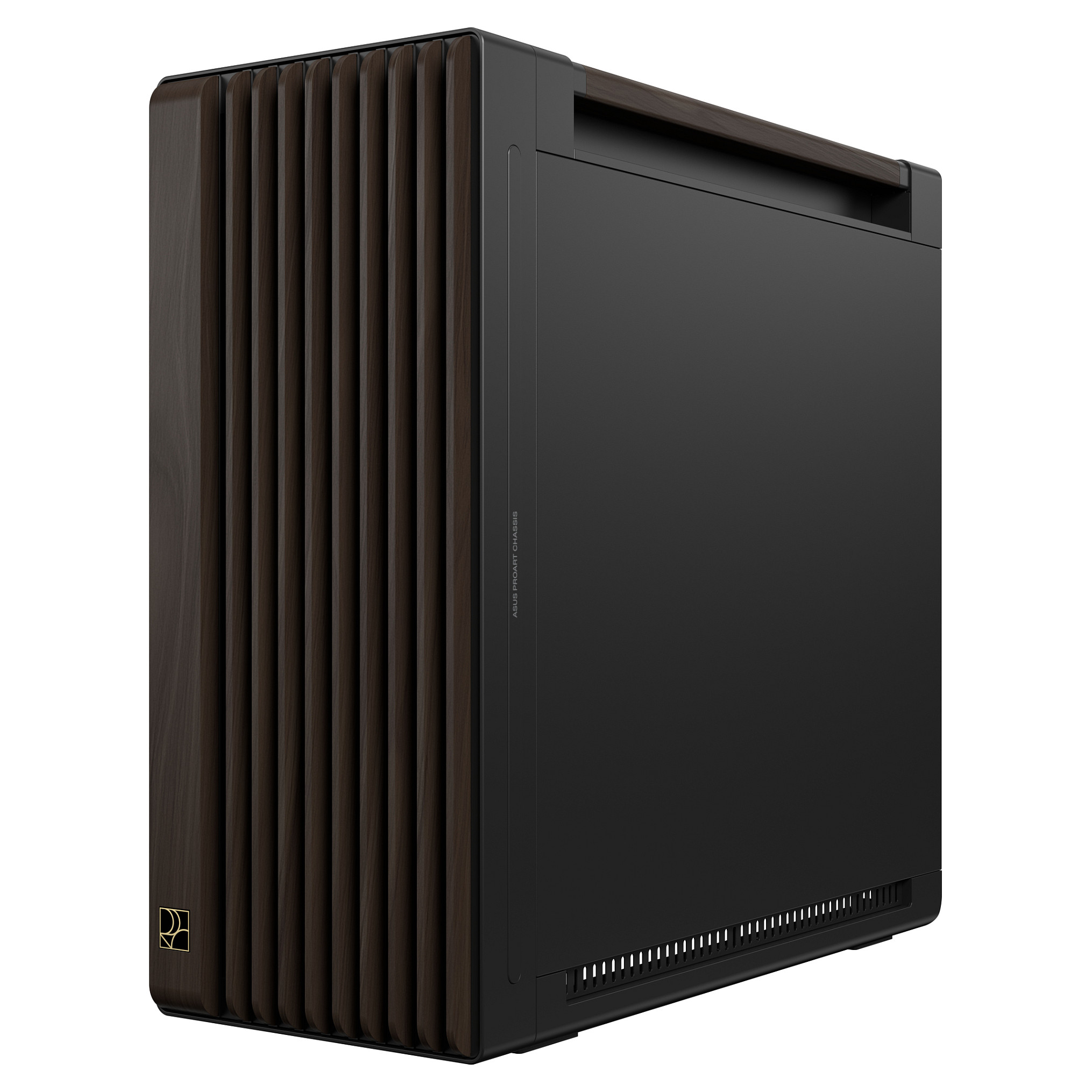 Kasë PC ASUS ProArt PA602 Wood Edition / Mid Tower / ATX / 2x 200mm Front + 1x 140mm Rear Fan / Wood Panel - Zezë - 4