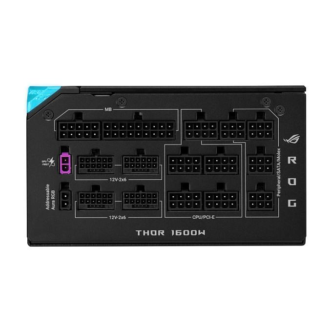 Furnizues Energjie ASUS ROG Thor 1600T3 Gaming EVO / 1600W / ATX / Full Modular / PCIe 5.1 / ATX 3.1 – Zezë - 8