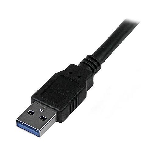Kabllo USB StarTech.com USB3SAA3MBK, USB 3.0, USB-A Mashkull në USB-A Mashkull, 5Gbps, 3m - Zezë - 2