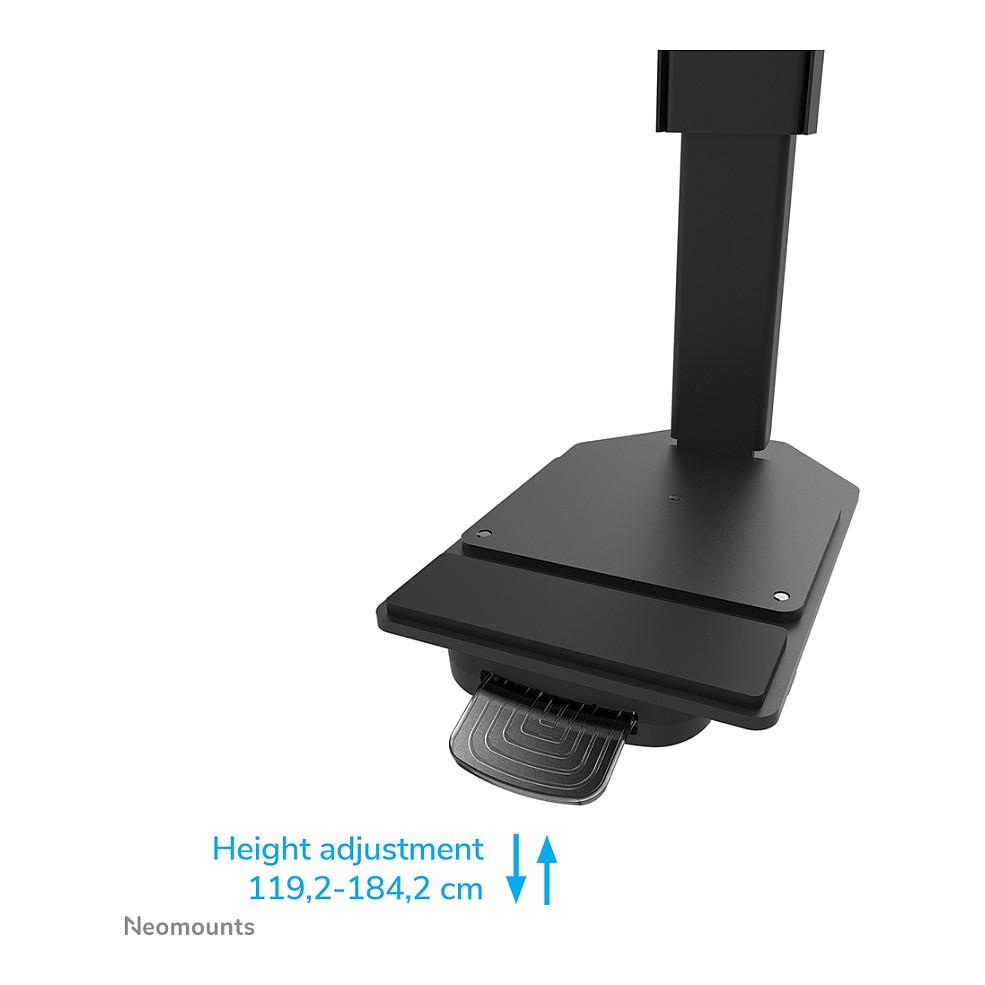 Mabjtëse për TV/Monitor Neomounts FL55-975BL1, 75–115", 160kg, Motorik, VESA 200x200–1200x600 - Zezë - 7