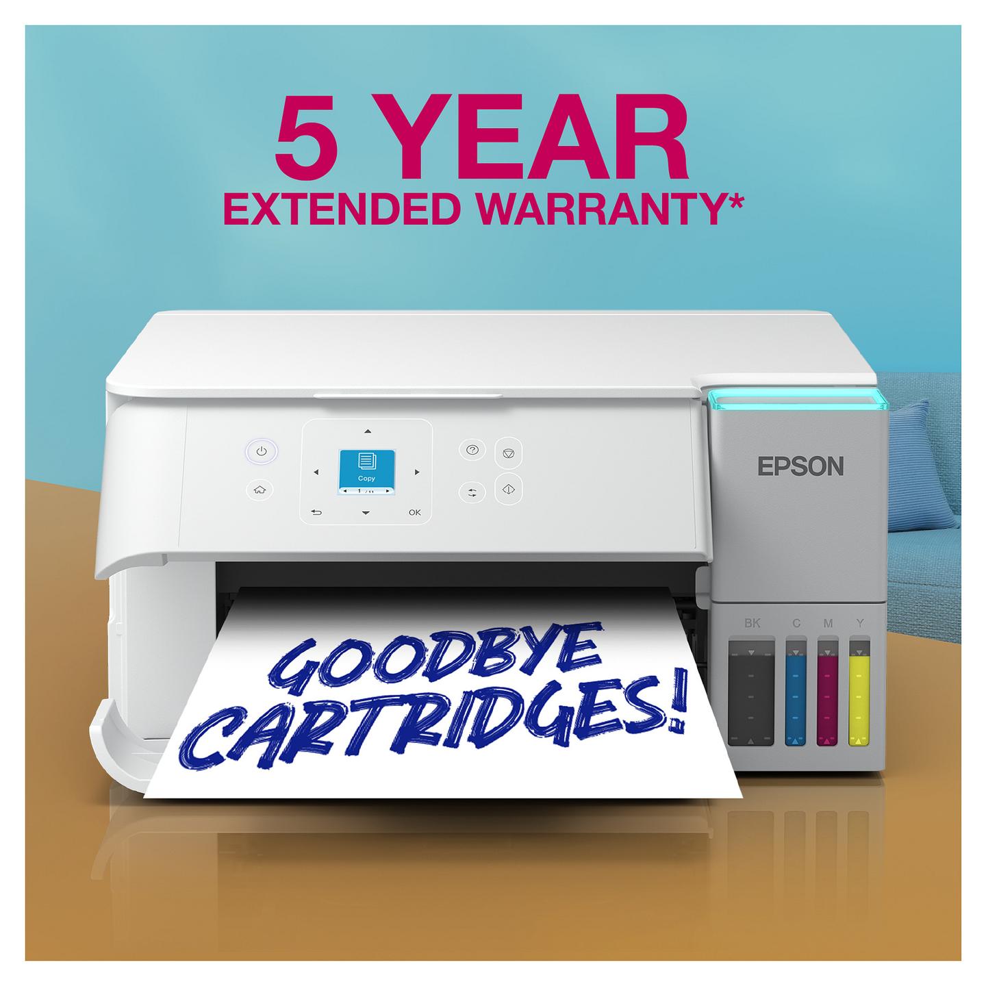 Printer Multifunksional Epson EcoTank ET-2956, A4, Inkjet, Wi-Fi, Printim, Skanim, Kopjim - Bardhë - 11